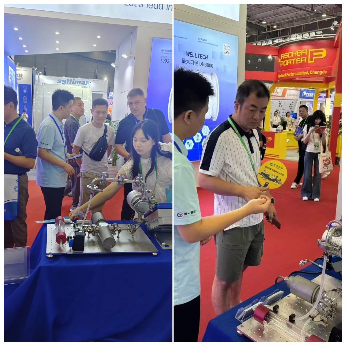 楚一測控展臺盛況 楚一測控展臺盛況